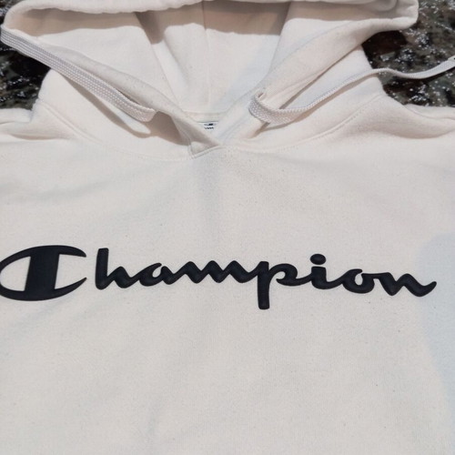 Champion hoodie white like new, size M