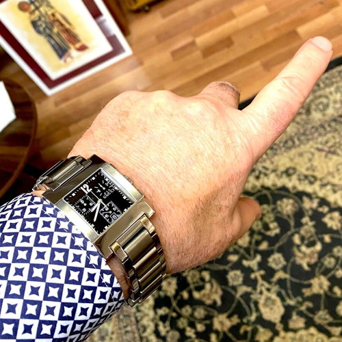 Gucci chronograph like new, quartz 31x40mm