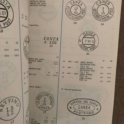 Vlastos 1985 stamp catalog and postal history used