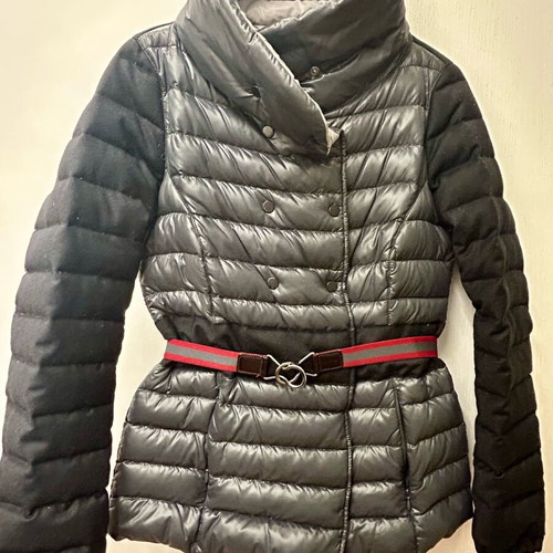 Duvetica jacket used with down, size 40, black and gray
