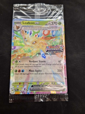Leafeon EX Stamped κάρτα καινούργια από Prismatic Evolutions