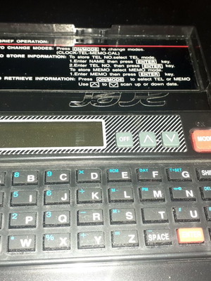 Electronic organizer used