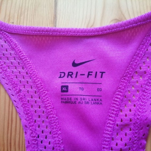 Nike Dri-FIT women's sports tank top, pink, size XL