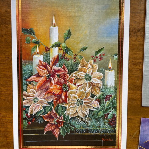 Christmas cards new, pack of 8 without envelopes