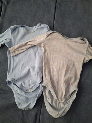 Baby bodysuits used, 2-6 months, pack of 2, brand Sinsay