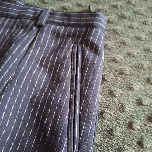 Striped women's pants small size like new, blue