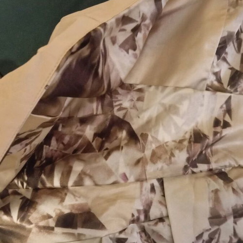 Karen Millen dress new, mini, strapless, silk, beige brown