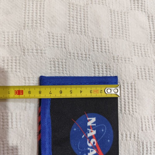 Children's fabric wallet with Velcro NASA like new