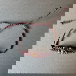  Χειροποίητο βραχιόλι macrame ρυθμιζόμενο σε καφέ χρώμα