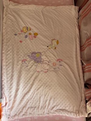 Baby blanket pink used
