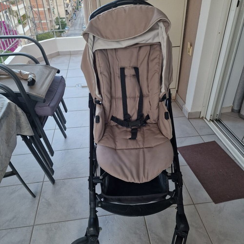 Cam stroller used, beige, foldable, fully functional