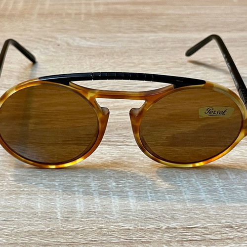 Persol Ratti 650 80 Meflecto NOS new vintage stock 1970, black brown