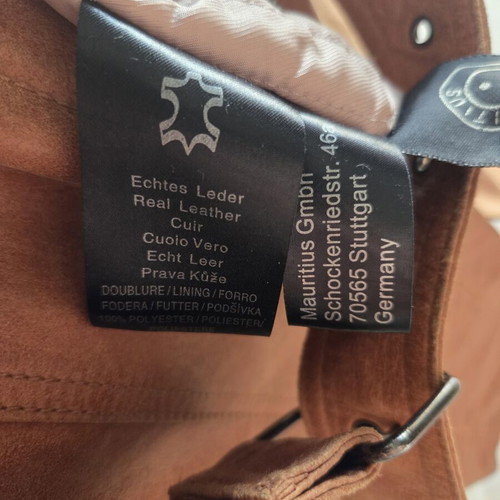 Maurices leather coat like new, brown, size XS