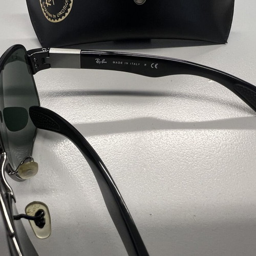 Ray-Ban RB3522 Gunmetal sunglasses used, authentic men's model