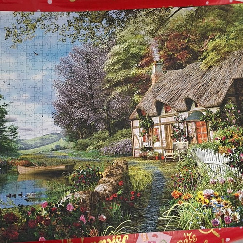 Assembled puzzle 48 x 68 cm like new