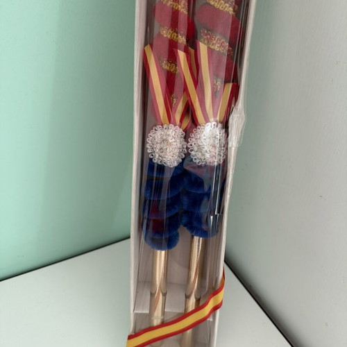 Set of 2 Decorative Spanish Banderillas, El Corte Inglés, vintage