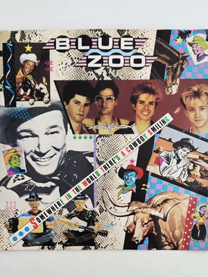 Blue Zoo Somewhere In The World There's A Cowboy Smiling 7" vinyl mint