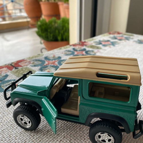 Vintage collectible metal Land Rover 4x4 jeep like new