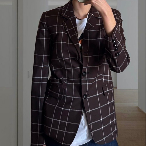 Brown blazer jacket Stine Goya new with tags
