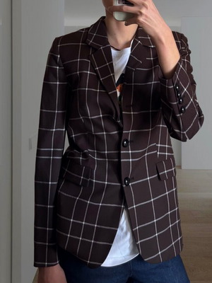 Brown blazer jacket Stine Goya new with tags