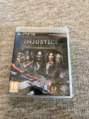 Injustice: Gods Among Us PS3 game, complete with manual, DC Comics