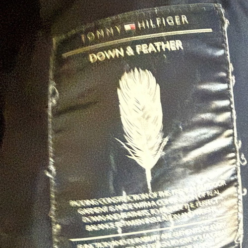Tommy Hilfiger men's parka down jacket brown like new