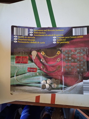 Knitting and Sewing Supplies Set like new with needles and accessories