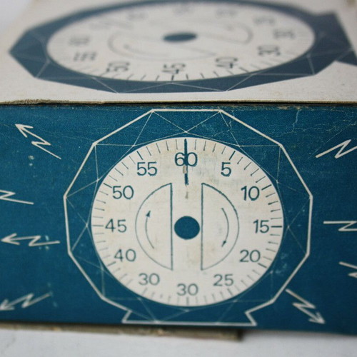 Vintage 70's Mechanical Kitchen Timer Ringer Kecskemet Hungary new