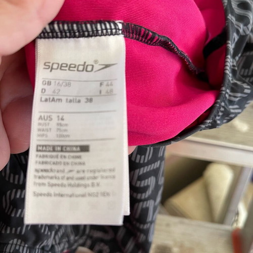 Speedo women's swimsuit new with tags, size 40, grey