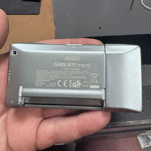 Nintendo GameBoy Micro used with charging cable