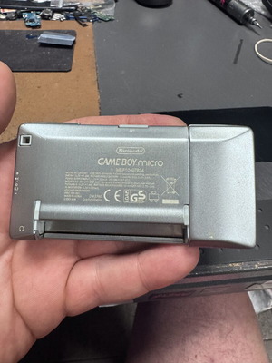 Nintendo GameBoy Micro used with charging cable