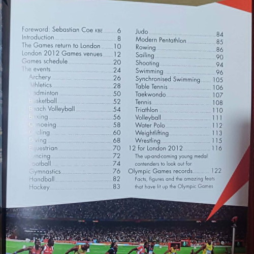 London 2012 Olympic Games The Official Book like new