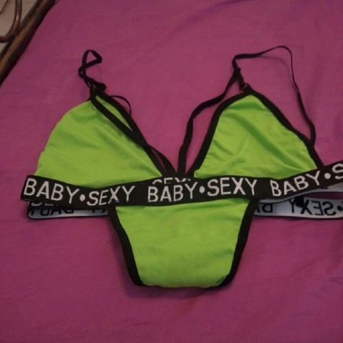 vibration iphone anmachen Shein fluorescent underwear set new, green - € 6,00