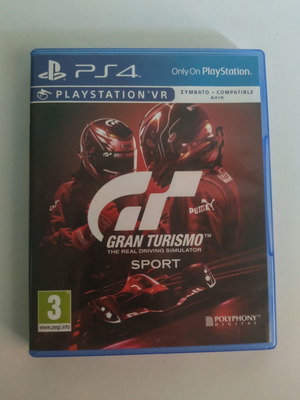 Gran Turismo Sport PS4 game like new, VR compatible