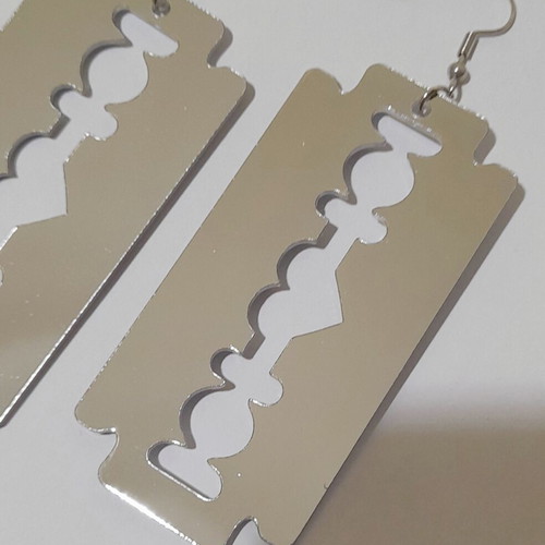 Plexiglass earrings new