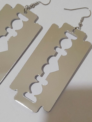 Plexiglass earrings new