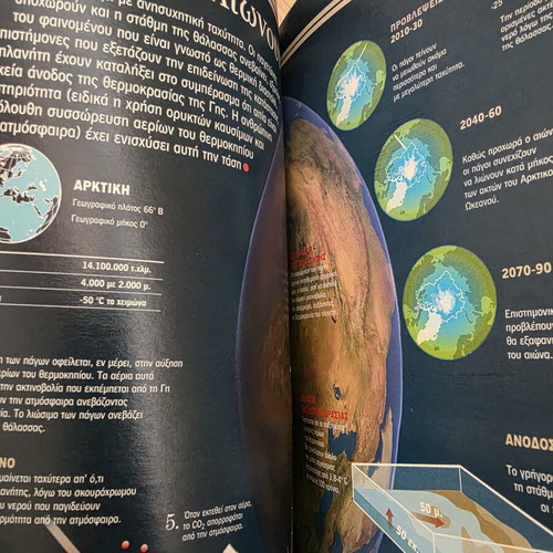 Atlas of Sciences: Climate book like new, Greek