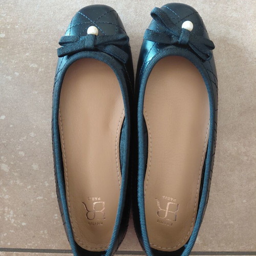 Ballerina shoes size 36, black, like Dior style