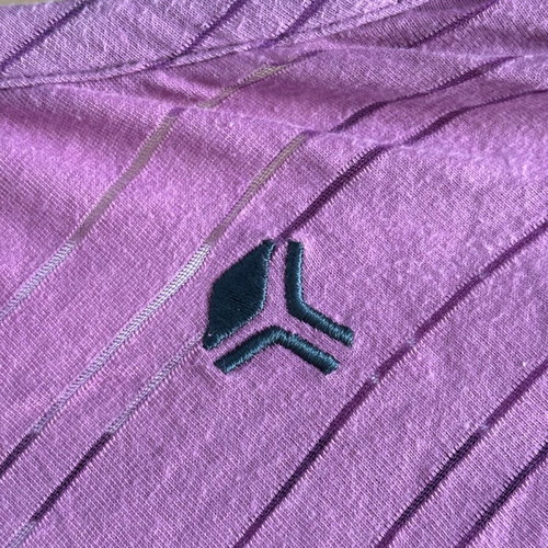 Puma T-Shirt pink used with buttoned sleeves, size XS