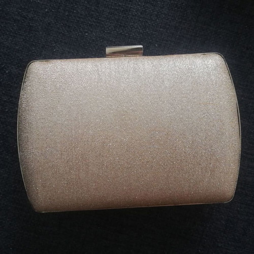 Gold clutch bag without chain