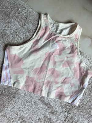 Adidas top, size large, pink