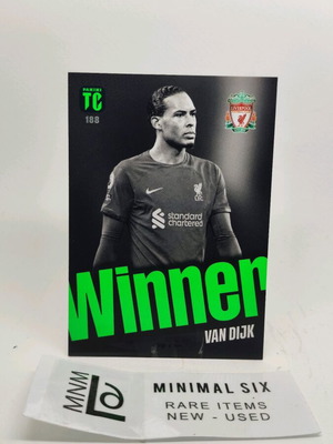Van Dijk Winner collectible card like new, Liverpool Panini Top Class