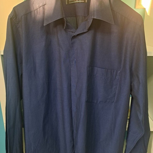Achille Saridis Promoda men's blue dress shirt large used