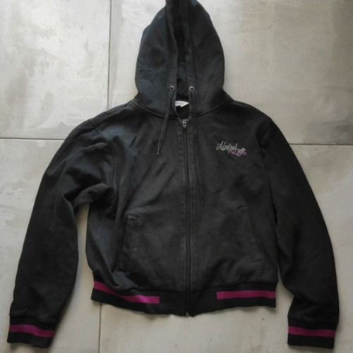 Admiral crop jacket used with back design black size L