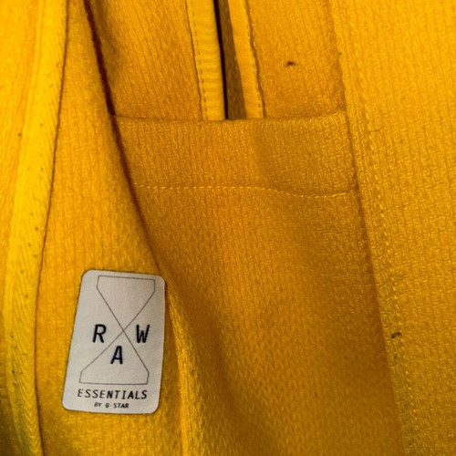 G-Star Raw Montgomery style coat size Small yellow, like new