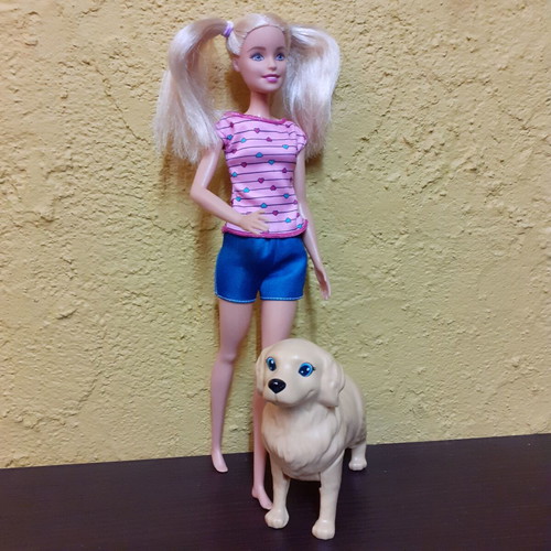 Barbie Mattel 2013 and puppy