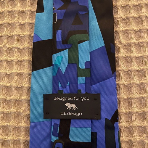 Mercedes-Benz blue collectible tie new