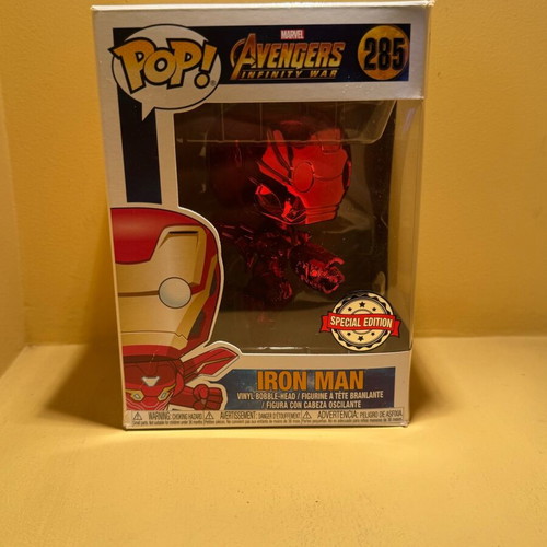 Funko Pop Iron Man Ruby like new