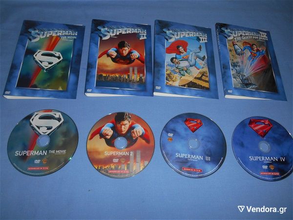  souperman 4 tenies / SUPERMAN  - 4 DVD