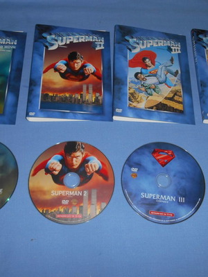 Superman 4 movies DVD used with subtitles